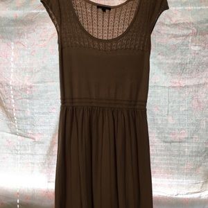 Bronze sweater dress